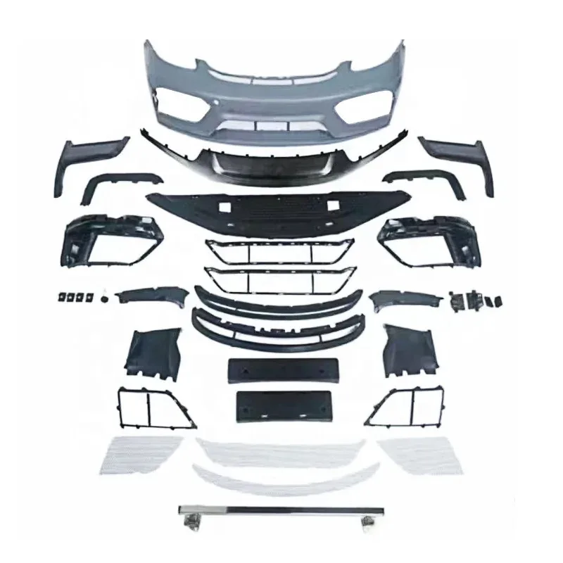 

Hot Selling Body Parts GT4RS Style Front Bumper Rear Diffuser Exhaust Body Kit for 718 Cayman Boxster