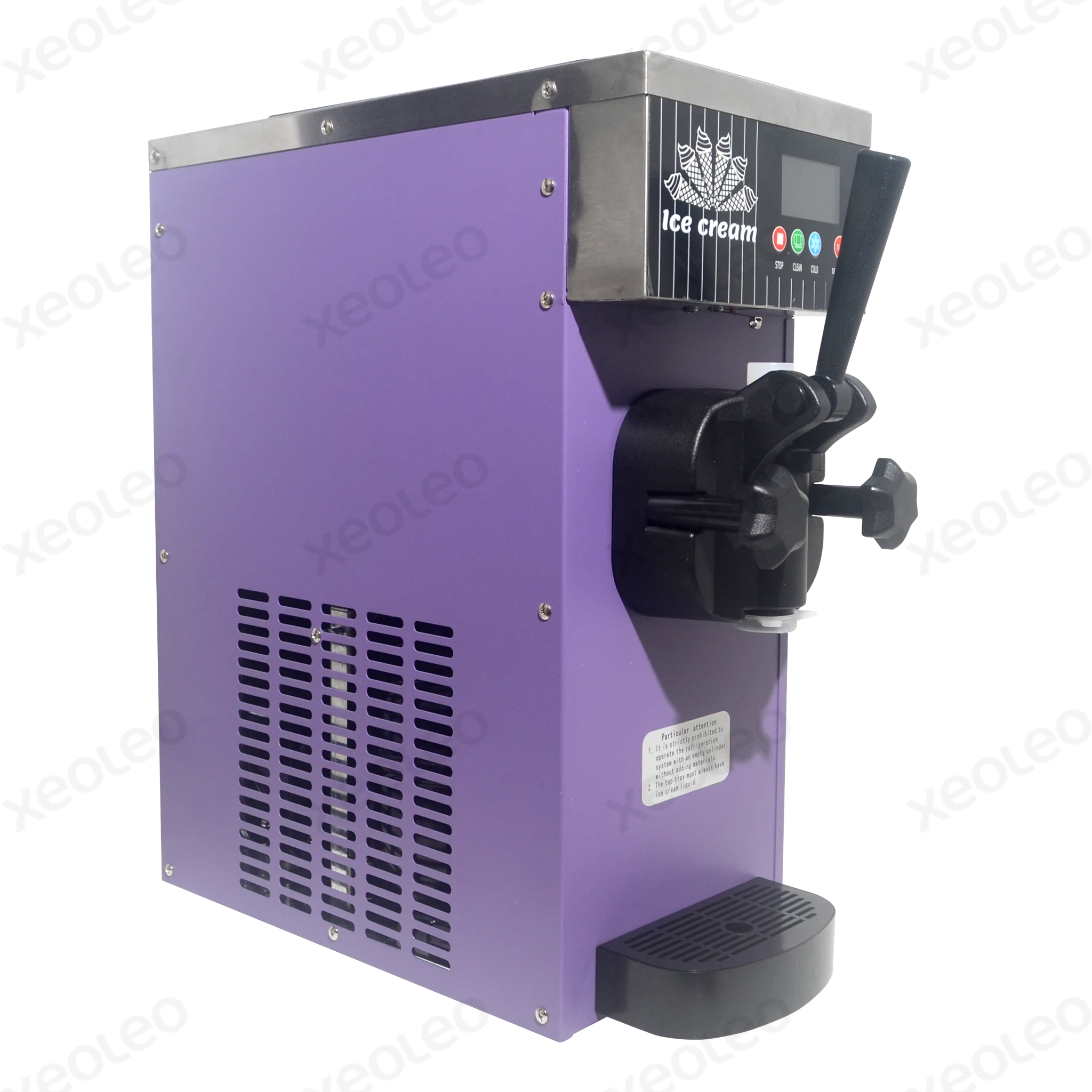 ماكينة صنع الآيس كريم التجارية XEOLEO بقدرة 450 وات 1 نكهة ماكينة صنع الآيس كريم الناعمة ماكينة صنع الآيس كريم الأوتوماتيكية #6