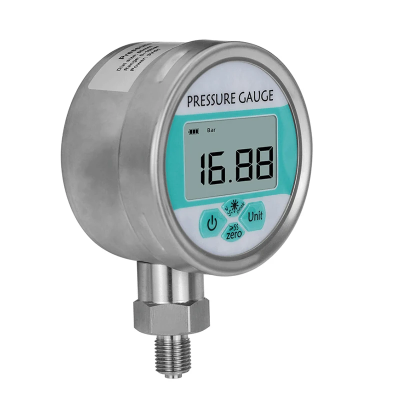 High Pressure Gauge M20*1.5 LCD Display Digital Bar Pressure Gauge Hydraulic Pressure Gauge