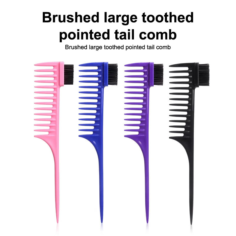 Hairdressing Comb Double Headed Brush Sharp-tailed Comb Anti-static Wide-toothed Comb Styling Combs Salon Barber Styling Tools