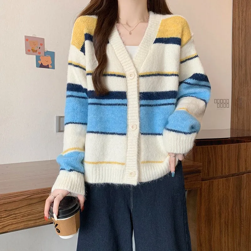 Dongguan Daliang haut de gamme pull Cardigan début du printemps Jaet sans boulochage 2025 nouveau sud huile tricoté irt v-ne Long Sve
