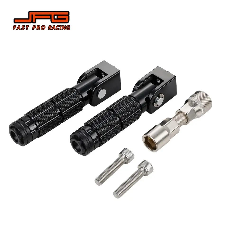 

For GT73 GT 73 Motorcycle Accessories Foldable Foot Pegs Footpegs Rear Passenger Footrests Electric Vehicle Off-Road Motorbike