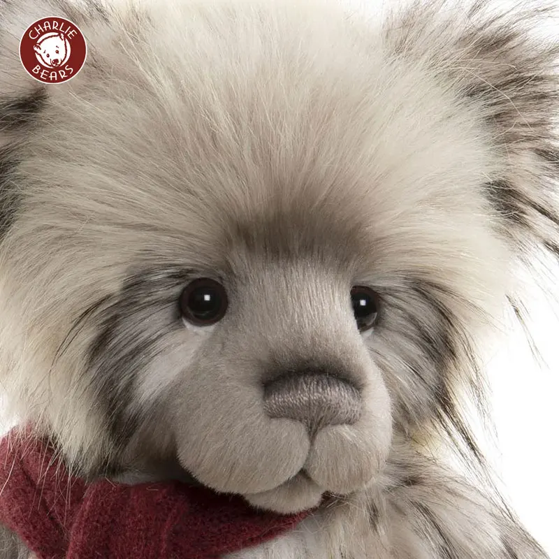 

Authentic Charlie Bear Janet Feather Bear Plush Toy Gift For Girlfriend British Version Stuffed Animal Collectible Doll