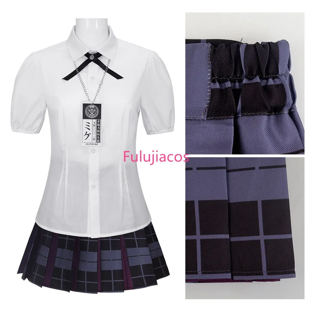 

Fulujiacos Saotome Meari Cosplay Anime TV Kakegurui Costume School JK Uniform Dress