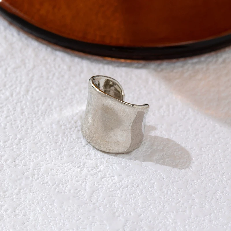 Vintage Fake Piercing Earcuff Double Circle Ear Cuff, Unique Accessory