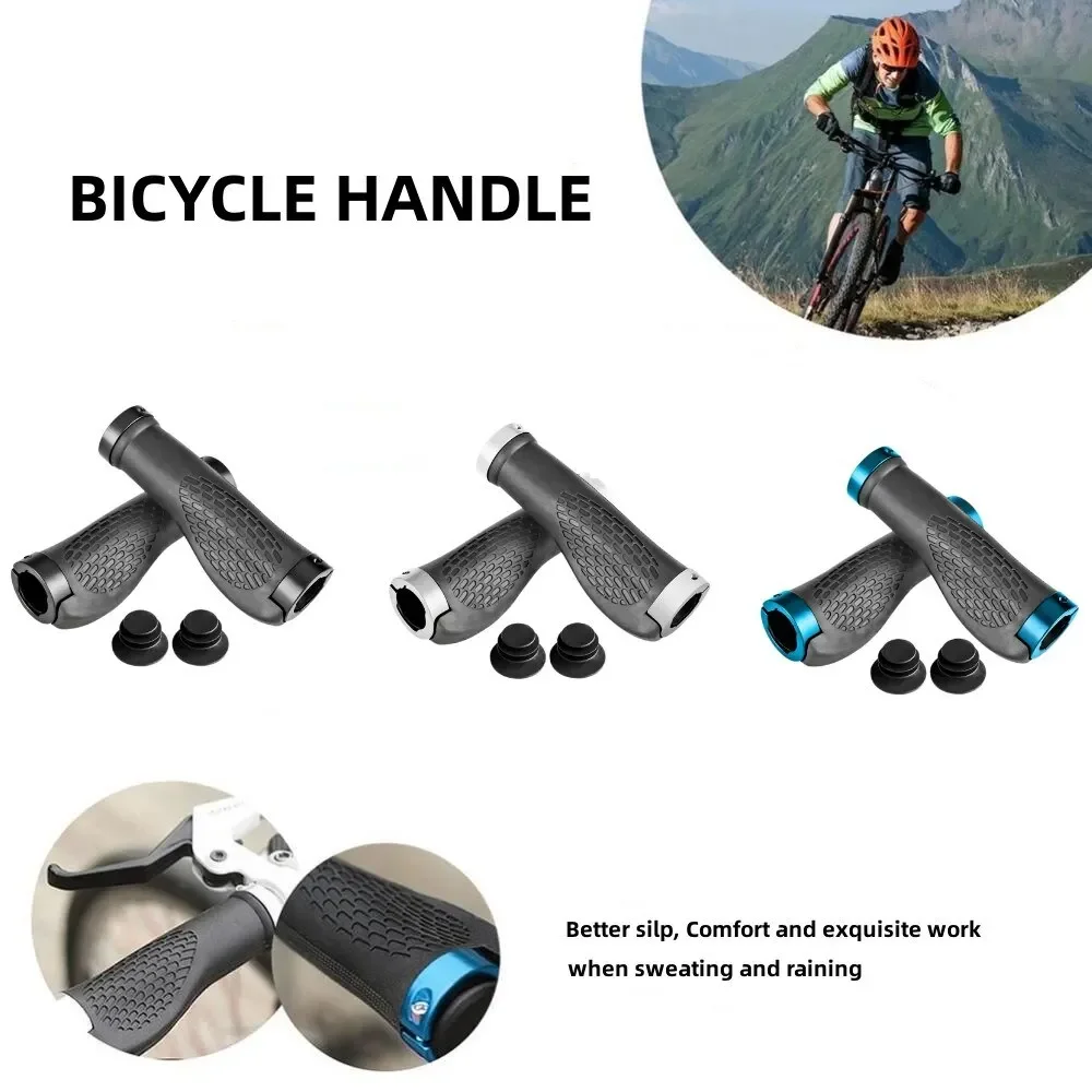 

Anti Skid Rubber Grips Mountain Bike Lock On Handlebars Grips 2.5cm MTB Road Cycling Skid Proof Grips Biking