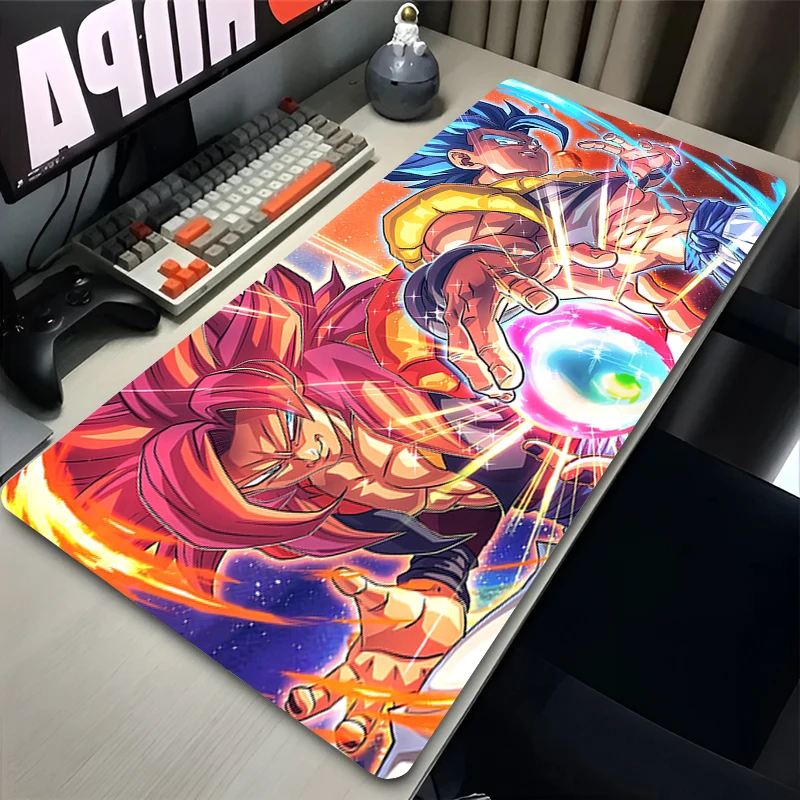 DBZ Dragon Ball Z Mouse Pad  eSports Gamer Players Speed Rubber Game Extended Desk Mat Lock Edge Mousepad Non-slip Keyboard Mat
