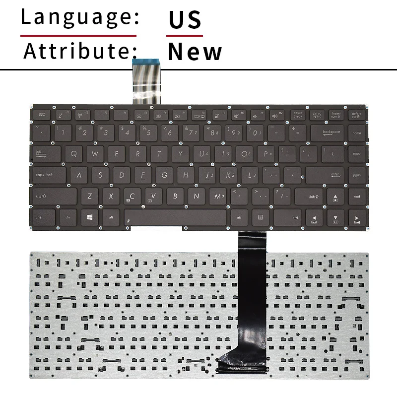 New EUA Russo SP BR Teclado Do Portátil Para ASUS K46V K46VM K46CB S46 S46C S46E A46 A46C S46 S46C S46E R405C S405C K46E E46C