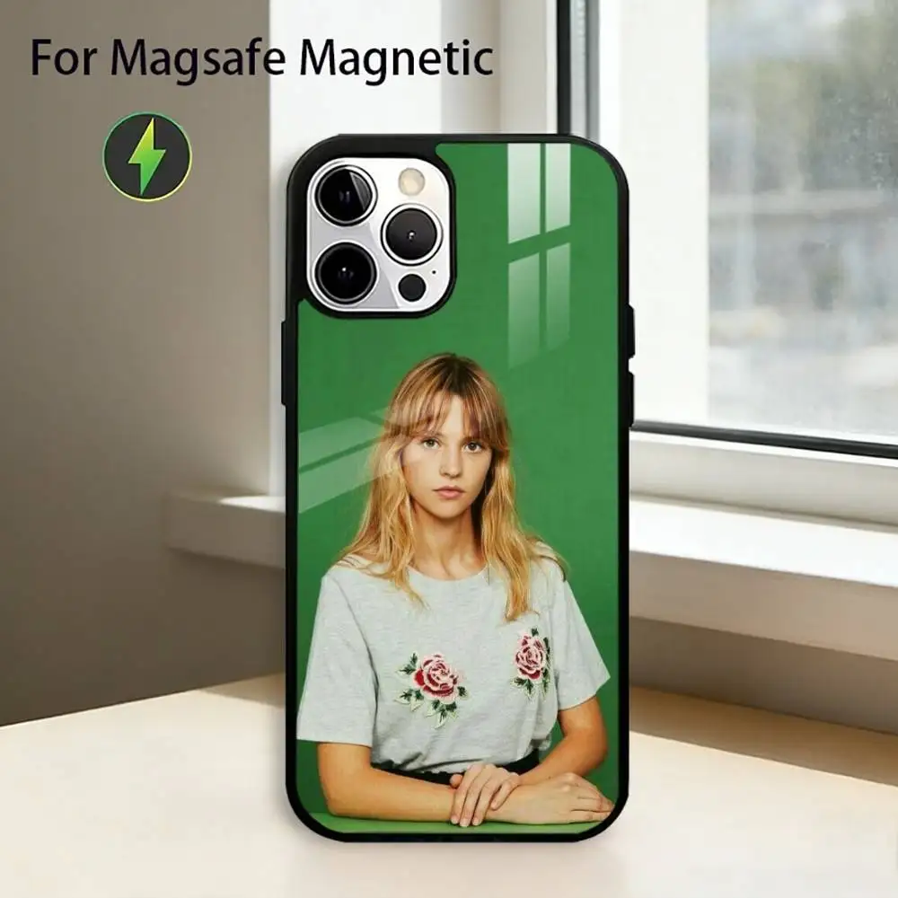 Angele Singer Actor Phone Case For iPhone17,16,15,14,13,12,11 Plus,Pro Magnetic with Magsafe Wireless Charging