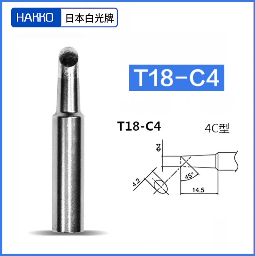 Imagem -05 - Pontas Originais do Ferro de Solda Hakko T18-k c d b i ku sb cf bl para Fx888d Fx888 Fx889 Peças de Reposição da Estação de Solda Ferramentas