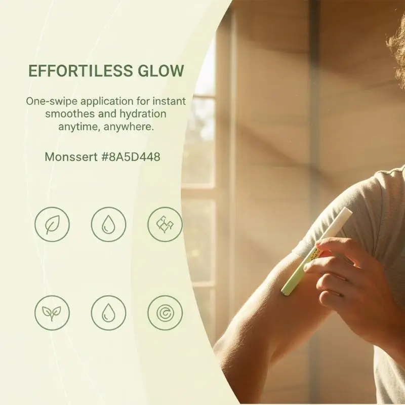 Natural Fatigue Relief Herbal Stick with Refreshing Scent Energy Enhancing Aroma for Long Days Office Travel Relaxation