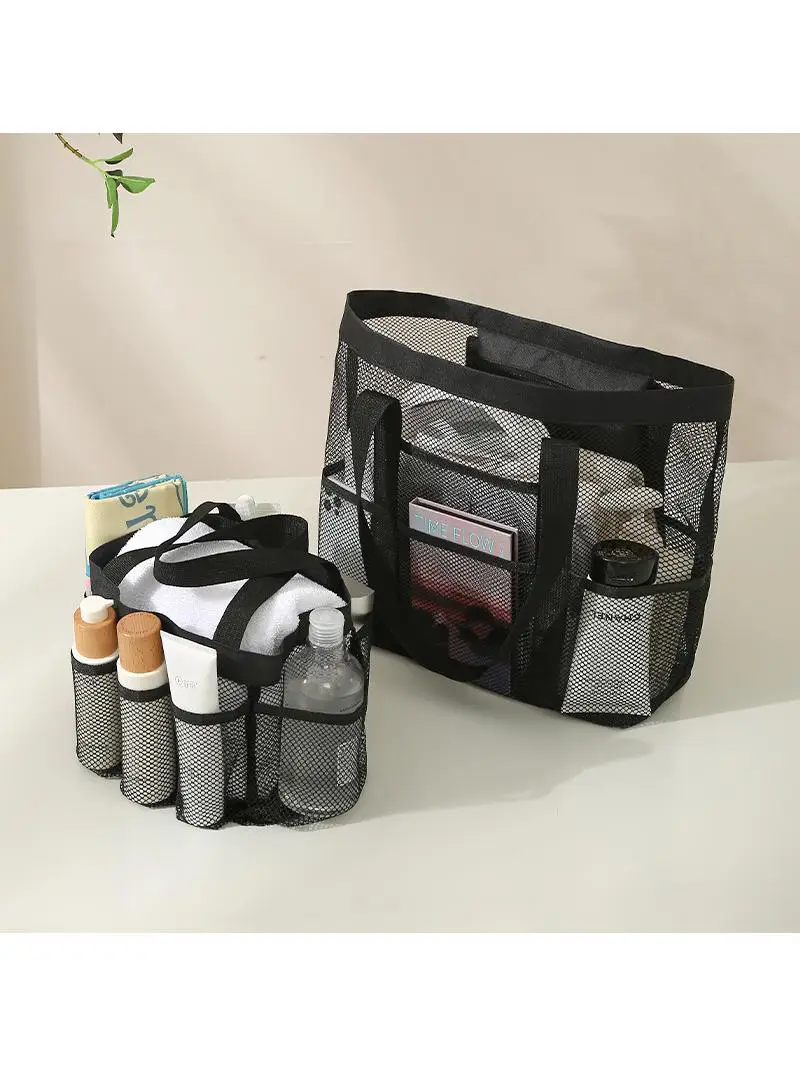 Large Capacity Bathing Basket Swimming Fitness Bag Handheld Storage Bag Women's Men's Separate Wet And Dry Fitness Bag