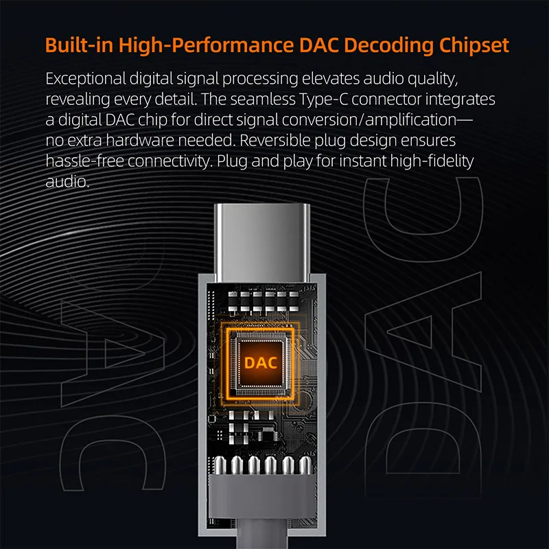 Cavo per auricolari placcato argento con doppio microfono KZ M2, regolazione della qualità del suono EQ a 3 velocità, cavo di aggiornamento per auricolari tipo C/3,5 mm compatibile con Android Samsung iPhone15