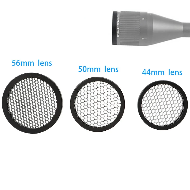Killflash Honeycomb Extinction Antireflexions-Sonnenschutz-Abdeckung für Optik-Zielfernrohre, 44MM/50MM/56MM
