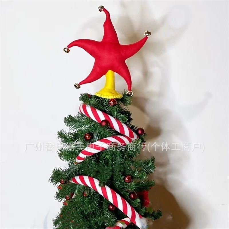 Adorno para árbol de Navidad, decoración de estrella, elfo verde, divertido libro misterioso Grinched, mano del ladrón, suministros para fiestas, decoración del hogar, celebraciones