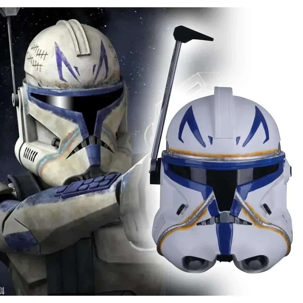 

Cosplay Captain Rex Clone Trooper Helmet Masks Hard PVC Halloween Party Prop SW Helmet for Adult Man