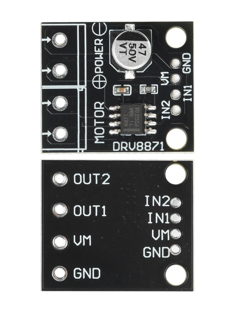 DC 6,5-45V H-Brücken-Motorsteuermodul 3,6A Bürstenmotor-Controller PWM 10A für DIY-Roboter – Detail 12