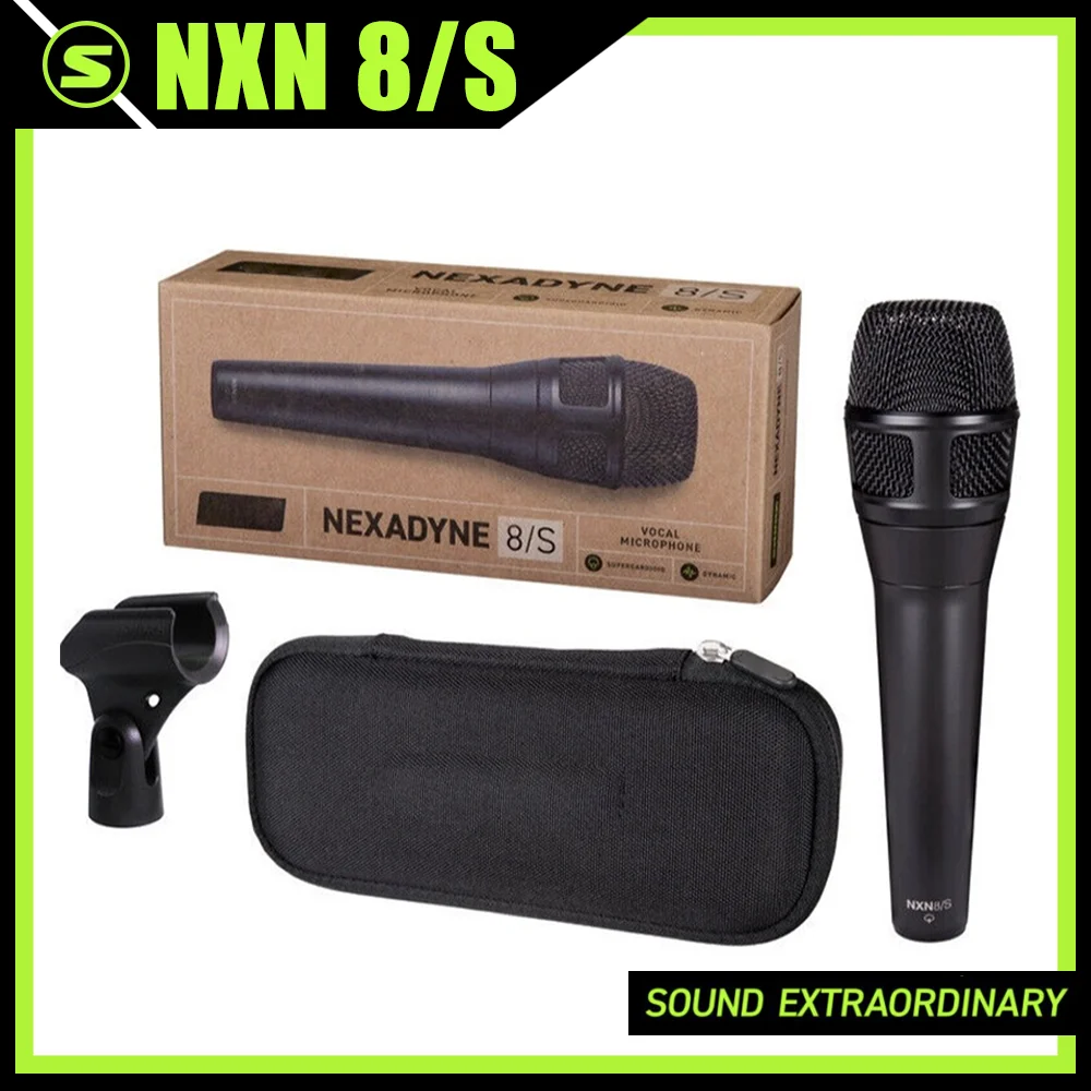 Nexadyne 8S Nexadyne8S NXN8S ميكروفون صوتي ديناميكي فائق القلب للأداء الاحترافي وتسجيل الاستوديو كاريوكي #1