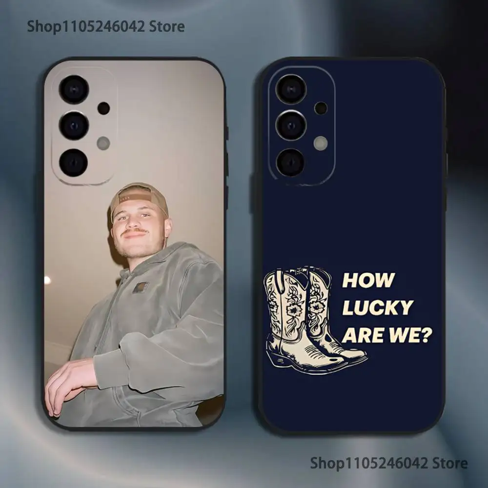 

Singer Z-Zach Bryan Phone Case For Samsung S25,S24,S21,S22,S23,S30,Ultra,S20,Plus,Fe,Lite,5G Black Cover