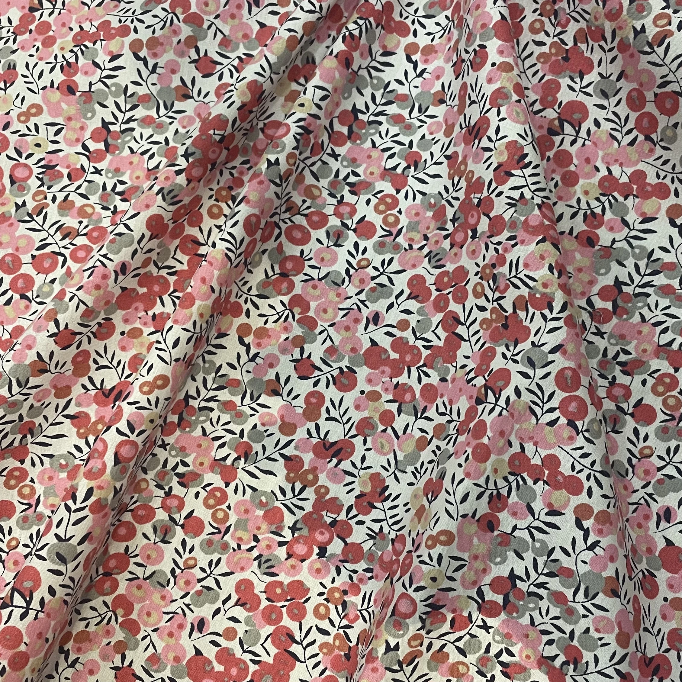 Wiltshire berry 40S tisn Liberty popelina bawełniana dla dzieci dziecięce sukienki szycie ubrań spódnica ręcznie robiona patchworkowa