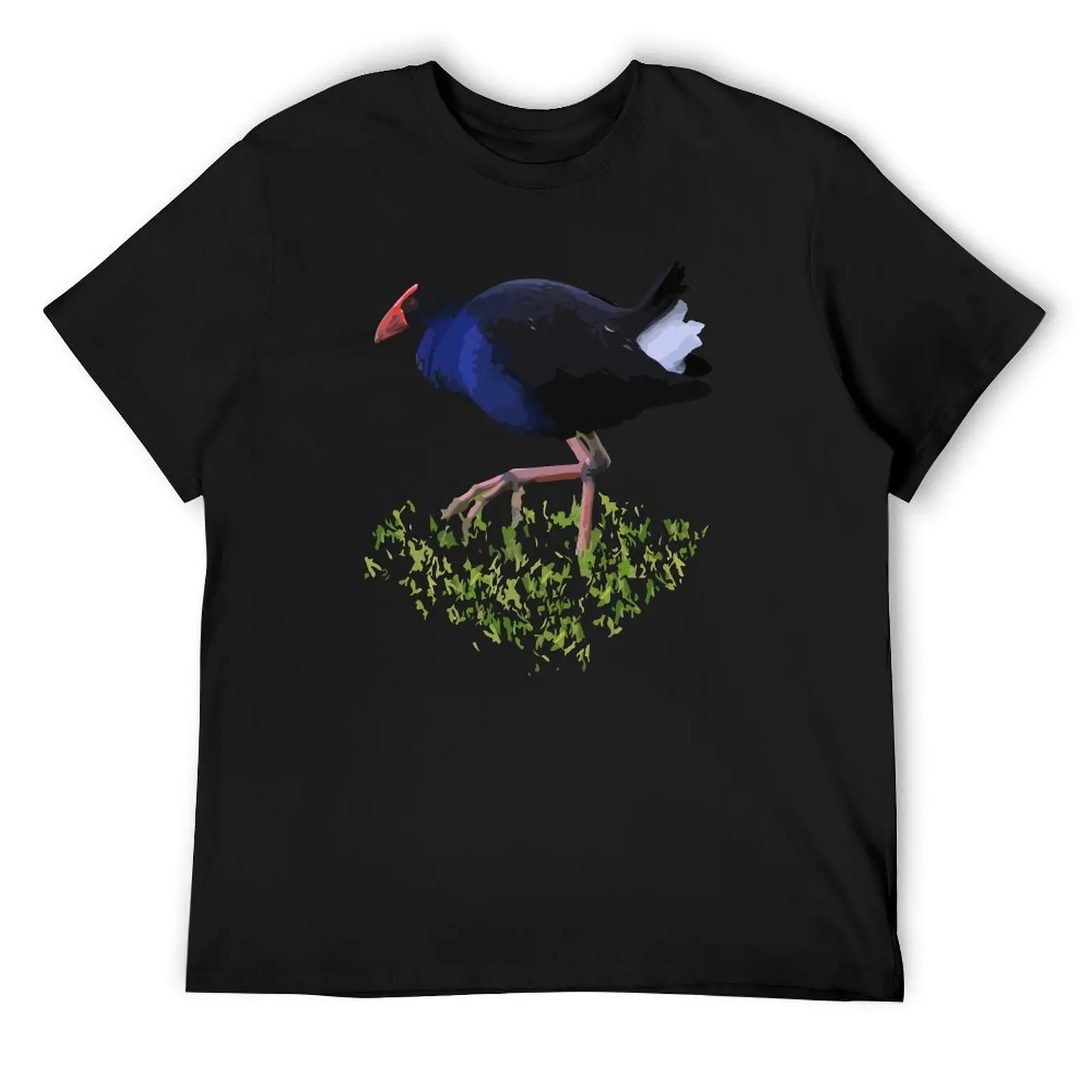 

New Zealand Pukeko T-Shirt anime clothes boys animal print Louboutins summer 2025 men clothes