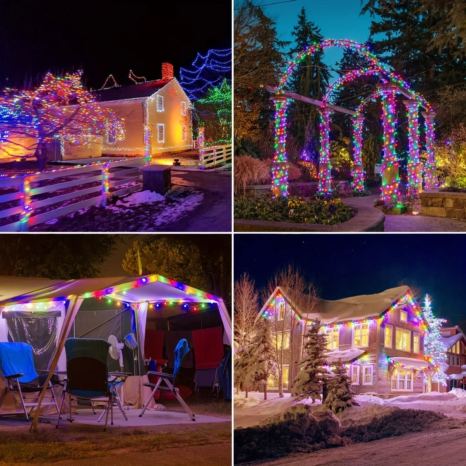 

LED Solar String Light Outdoor Garden Fairy Lights 7m 12m 22m 32m Waterproof Twinkle Lamp for Christmas Patio Tree Party