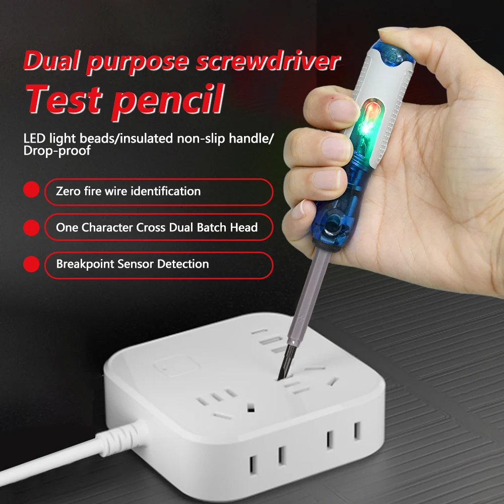 Intelligent Voltage Tester Pen Non-contact Induction Digital Power Detector Pencil Electric Screwdriver Probe Circuit Indicator