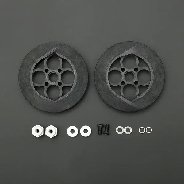 

136×24mm rubber tire set HCR robot parts