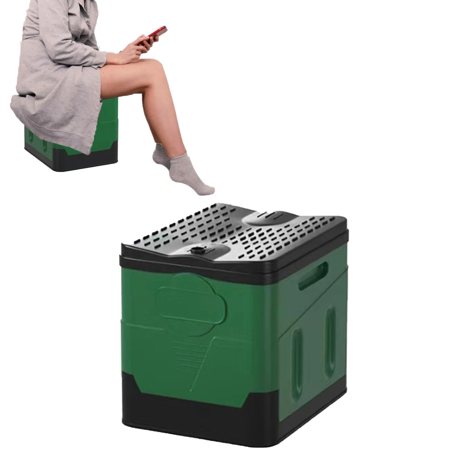 

Foldable Outdoor Toilet Foldable Travel Potty Durable Travel Potty For Adults Kids Easy To Install Practical Camping Accessories