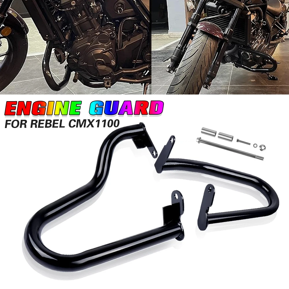

32MM Thick Highway Engine Guard For HONDA Rebel 1100 DCT CMX 1100 CMX1100 2021-2025 Motorcycle Crash Bars Bumper Frame Protector