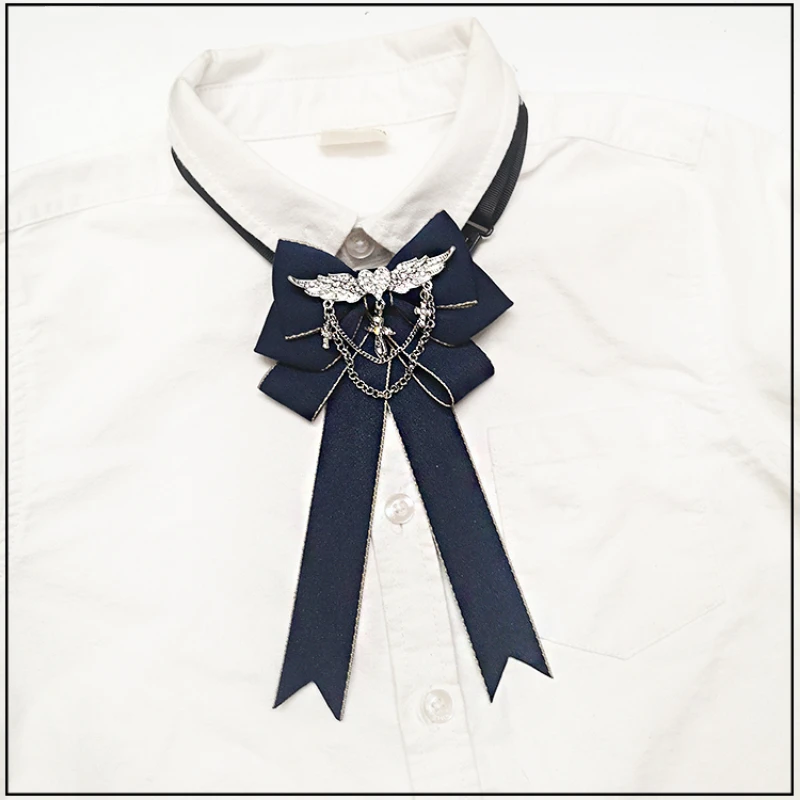 Original Custom Family Matching Collar Flowers Adult Fringe Collar Crystal Diamond Shirt Tie Adjustable Shoulder Strap Bow