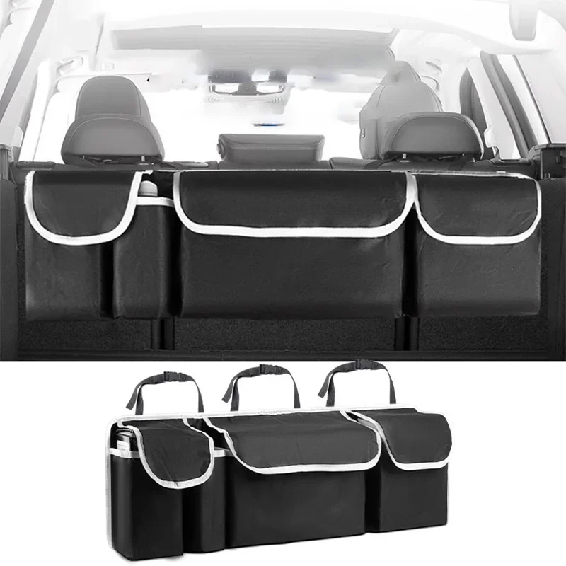 

Car Trunk Organizer Backseat Storage Bag High Capacity Multi-use Oxford Cloth Car Seat Back Organizers Interior Accessories