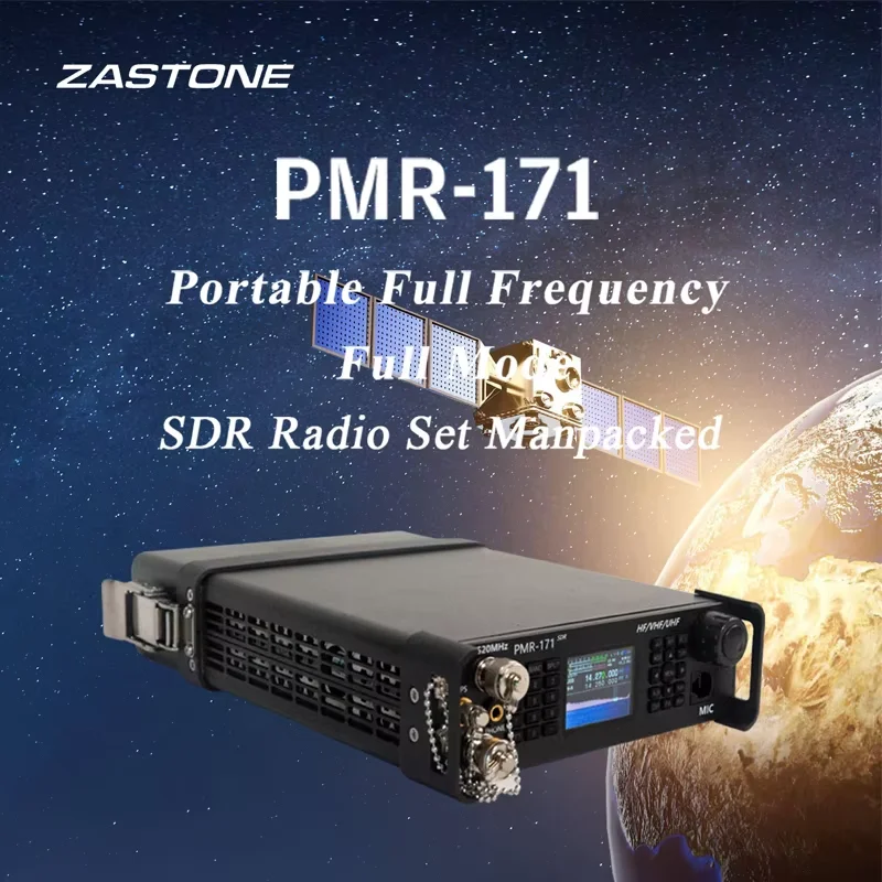 PMR171 SDR Ricetrasmettitore a onde corte HF CB 50 MHz 70 MHz VHF UHF Tutte le modalità Radio mobile DMR Walkie Talkie FT8 USB LSB CW AM FM