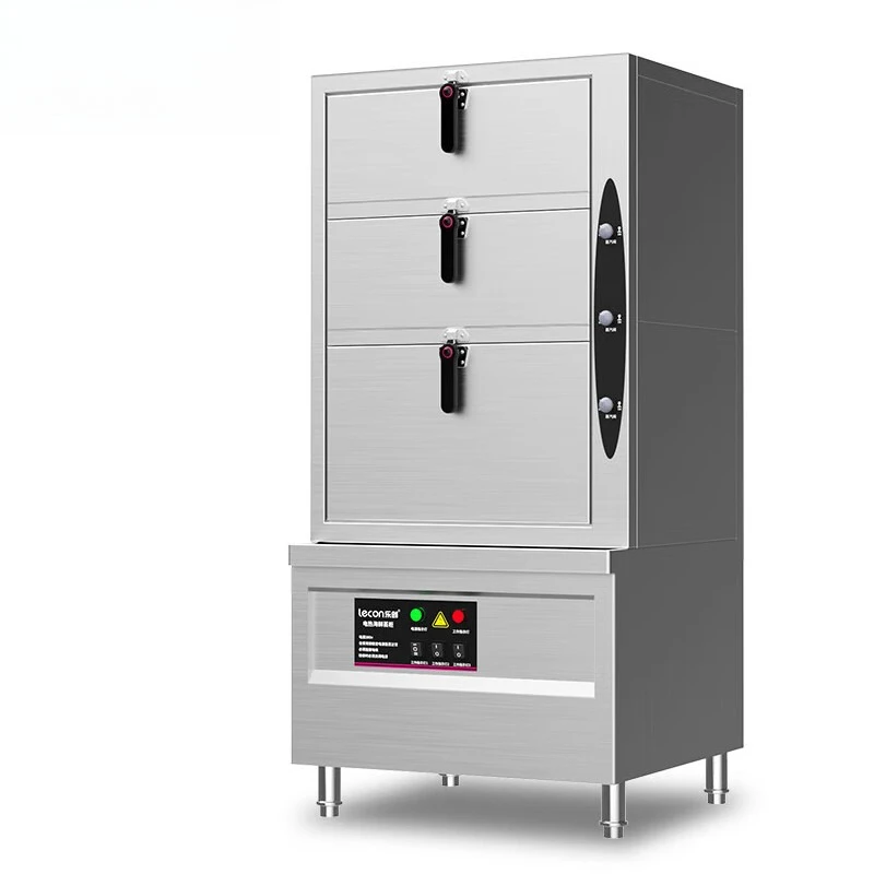 

Seafood Steamer Commercial Steam Cabinet Electric Fish Stew Hotel Kitchen Three-layer