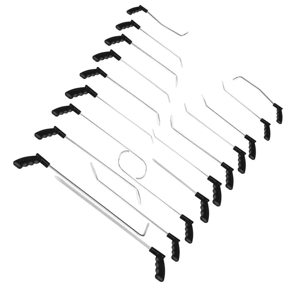 

Super Pdr Tools Hook Crowbar Push Rods Car Crowbar Tools Paint Less Dent Repair Spring Steel Rods for Ding Hail