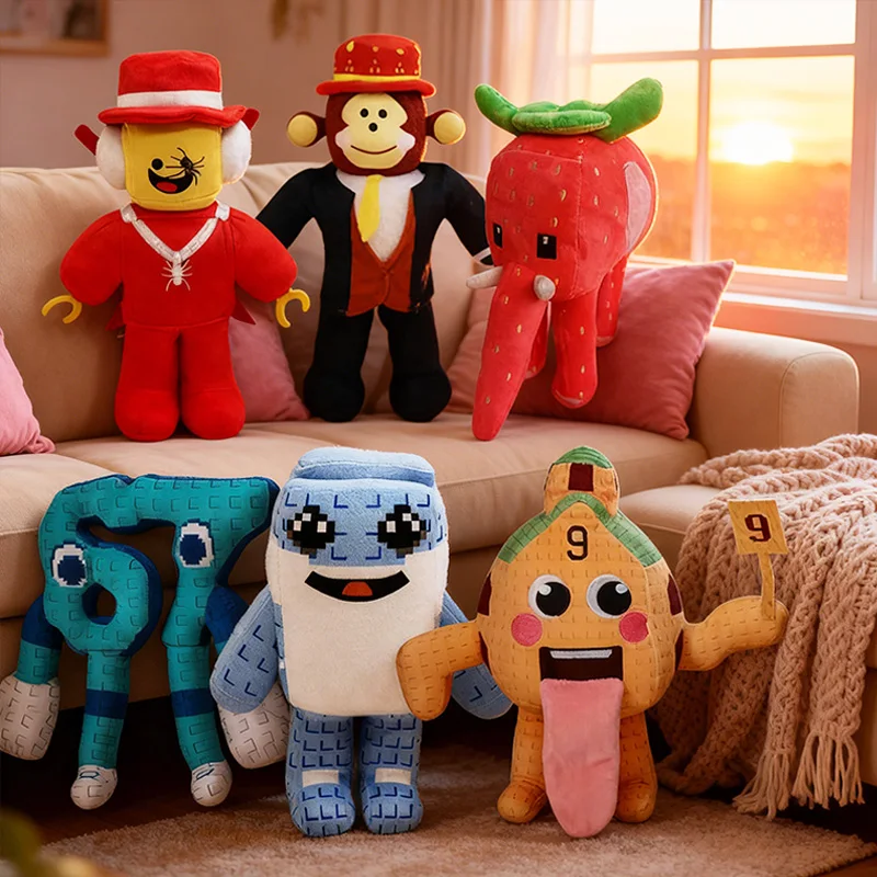  Steal A Brainrot Cute House No.9 Esok School Jandel دمية قطيفة - بضائع الرسوم المتحركة والألعاب لهدية عيد ميلاد الأطفال وعيد الميلاد #1