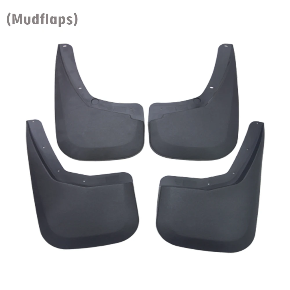 لسيارة شيفروليه سيلفرادو GMT900 GMC C K 2008 2007 ~ 2013 درابزين 4 قطعة واقي الطين الأمامي والخلفي واقي الطين ملحقات السيارة #3