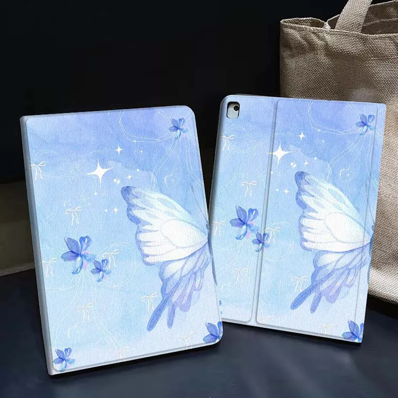 

Cartoon Black White Cats Tablet Case For Apple iPad Air Pro mini 1 2 3 4 5 6 7 8 9 11 M2 M3 M5 M4 5th 6th 7th 10th 11th Gift