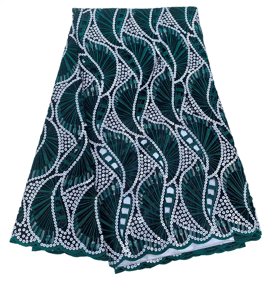 Embroidery Handcut French Lace High Quality African Organza Lace Tulle Mesh Fabric Nigerian Dubai Traditional Occasional Wear