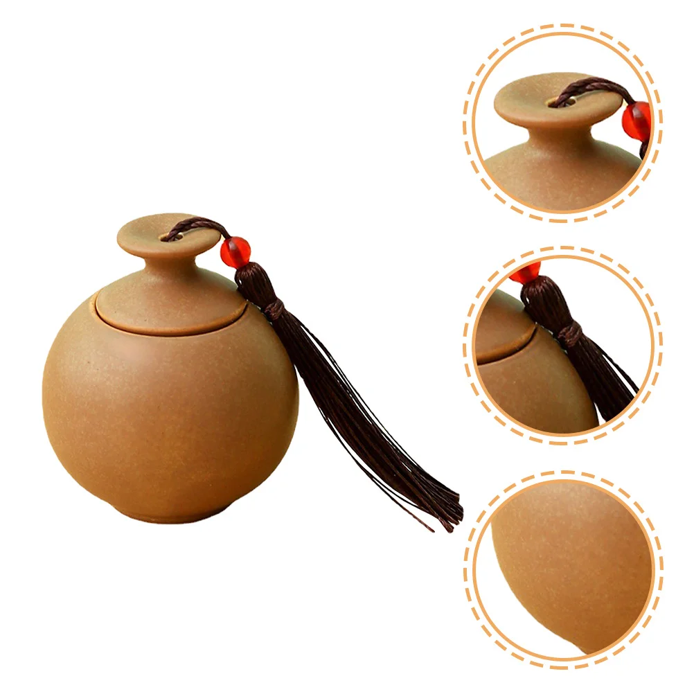 Ceramiczny pojemnik na przyprawy, klasyczny ceramiczny kanister, szczelny pojemnik na herbatę i proszek do dekoracji domu i biura.