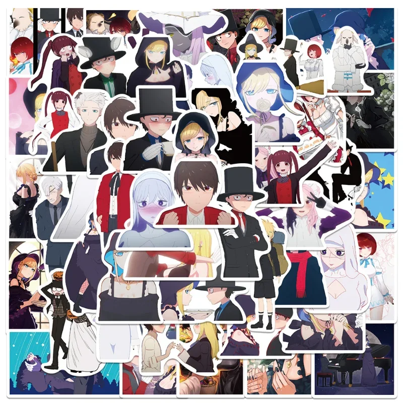 50/30/10PCS Popular Anime Peripheral Stickers Suitcases Mobile Tablet Skateboard Cup Waterproof Stickers Aesthetic Stationery