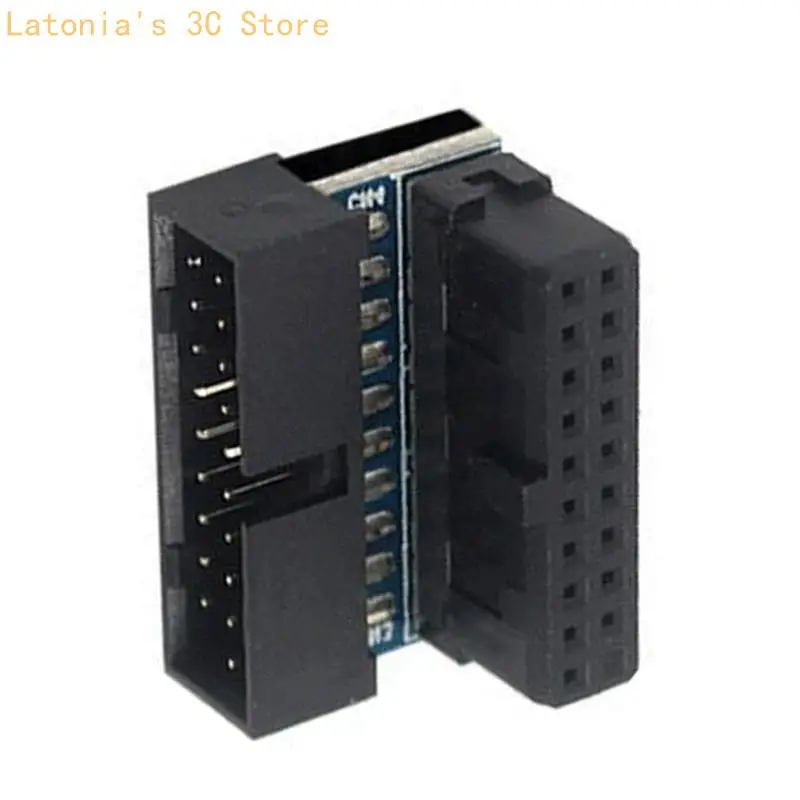 USB3.0 Desktop Converters Adapters 90 Degree Motherboards Extension Toolless Installation X3UB