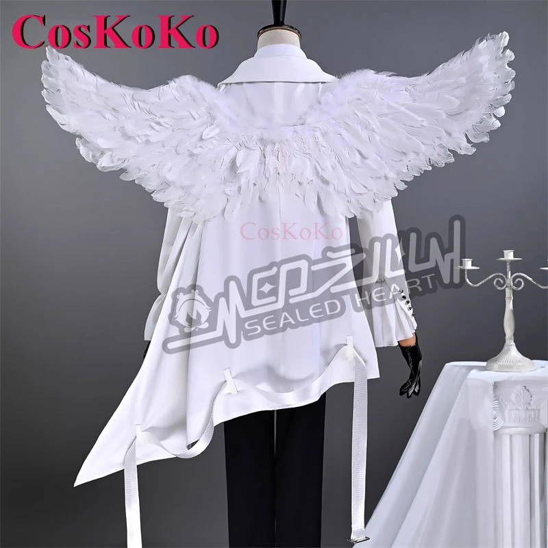 

CosKoKo Fura Kanato Cosplay Costumes Anime VTuber VOLTACTION Fashion Angel Outfit Halloween Party Role Play Clothing S-XXL New
