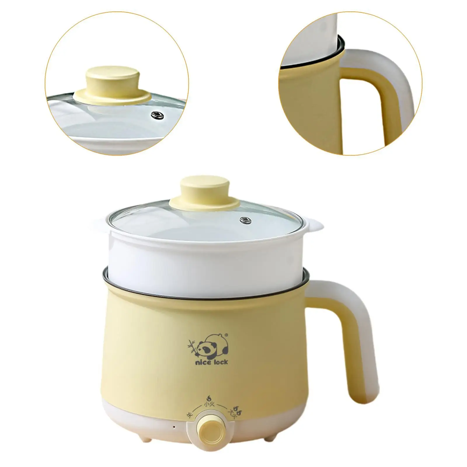Multi Functional Mini Cooker Pot Electric Rice Cooker for Fry Pasta Oatmeal