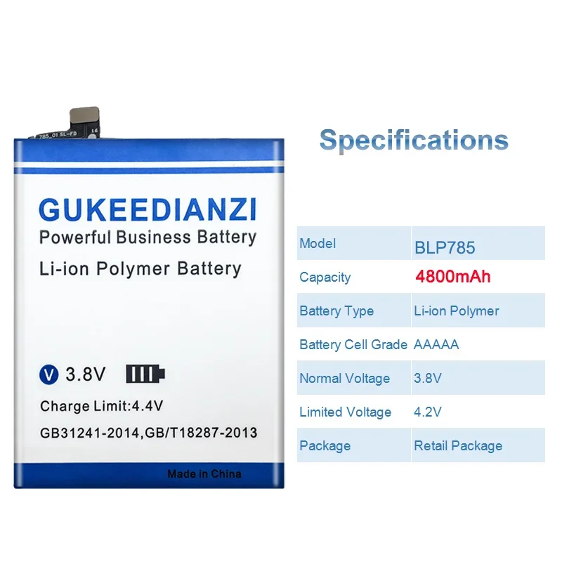 High Capacity GUKEEDIANZI Battery 4800mAh/5800mAh For OnePlus Nord Z/N10/2 5G AC2001 AC2003 for One Plus 1+ 9/10 Pro 9Pro Nord2