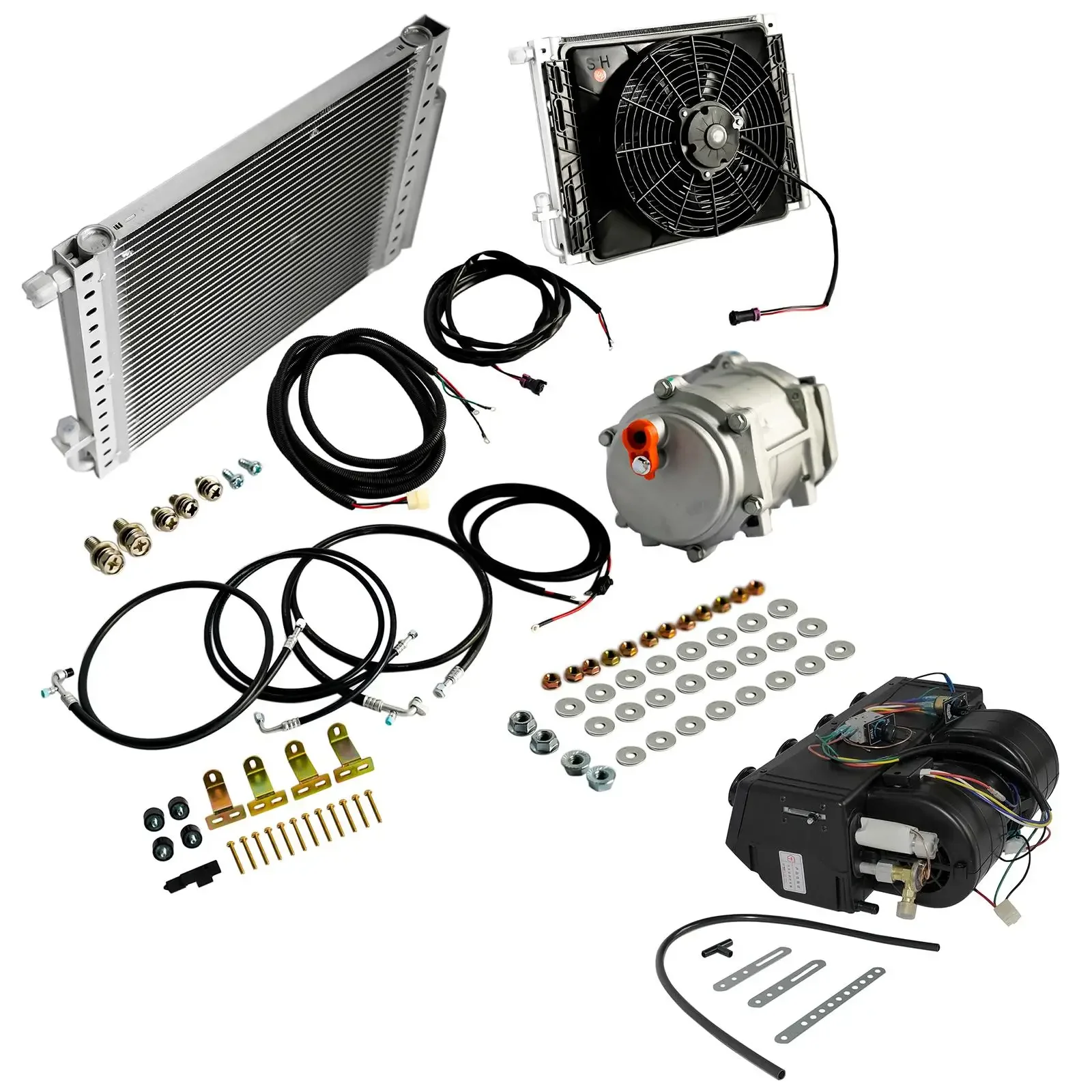 AP03 A/C Kit Universal 12V Under Dash Aire acondicionado Unidad de CA de enfriamiento de ahorro de energía