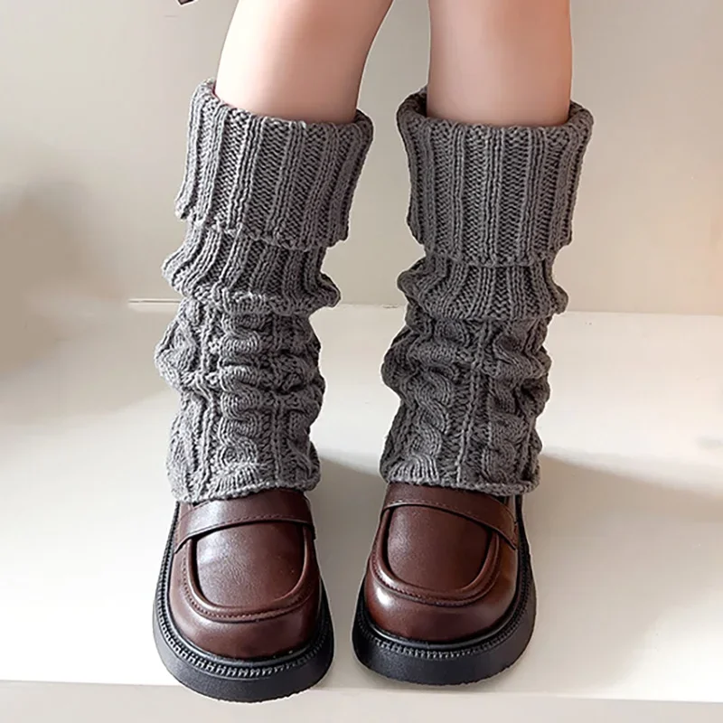 الخريف الشتاء الأطفال تدفئة الساق لوليتاس تويست جوارب محبوكة طفل الفتيات الدافئة غطاء للقدم لطيف الحلو الحرس الجوارب جوارب طويلة