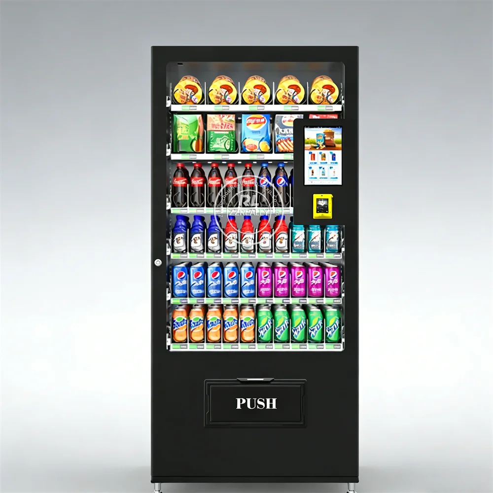 

Усовершенствованный торговый автомат для напитков и закусок: Умное оборудование для самообслуживания в розничной торговле