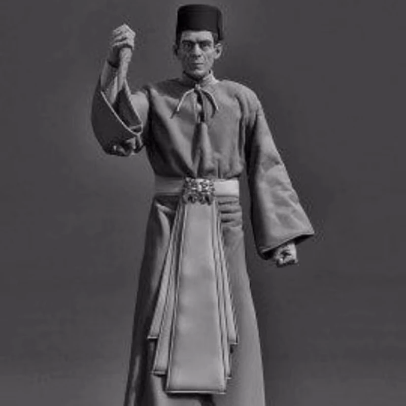 

Exorcist Priest Resin Figure Full 1/24 Scale 75mm Model Kit Diy Miniatures GK Unassembled and Unpainted Diorama Toys