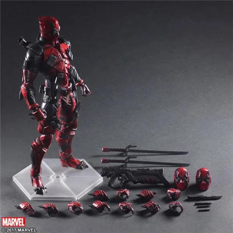 Deadpool 3 Jogar Artes Figura De Ação, Mudança De Junta, Modelo De PVC Substituível, Estátua, Decoração De Mesa, Brinquedo Colecionável, Presentes